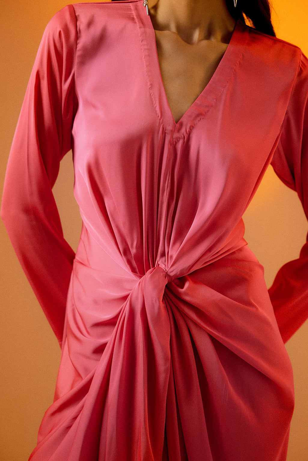 Echo Candy Pink Midi Dress