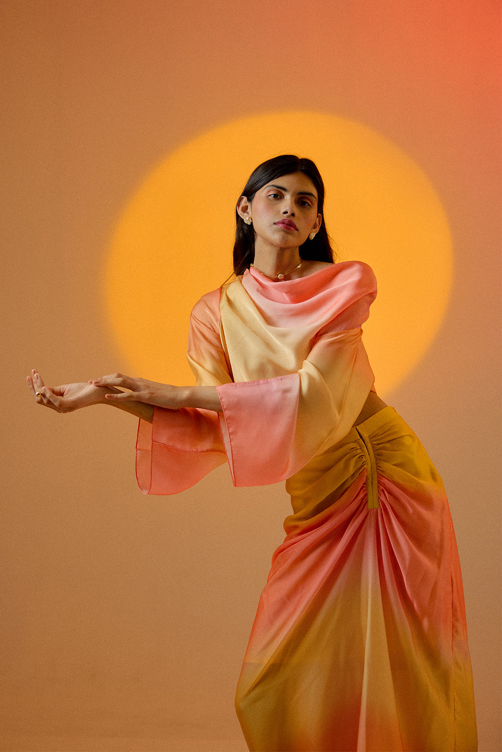 Echo Tea Rose Skirt + Top Set