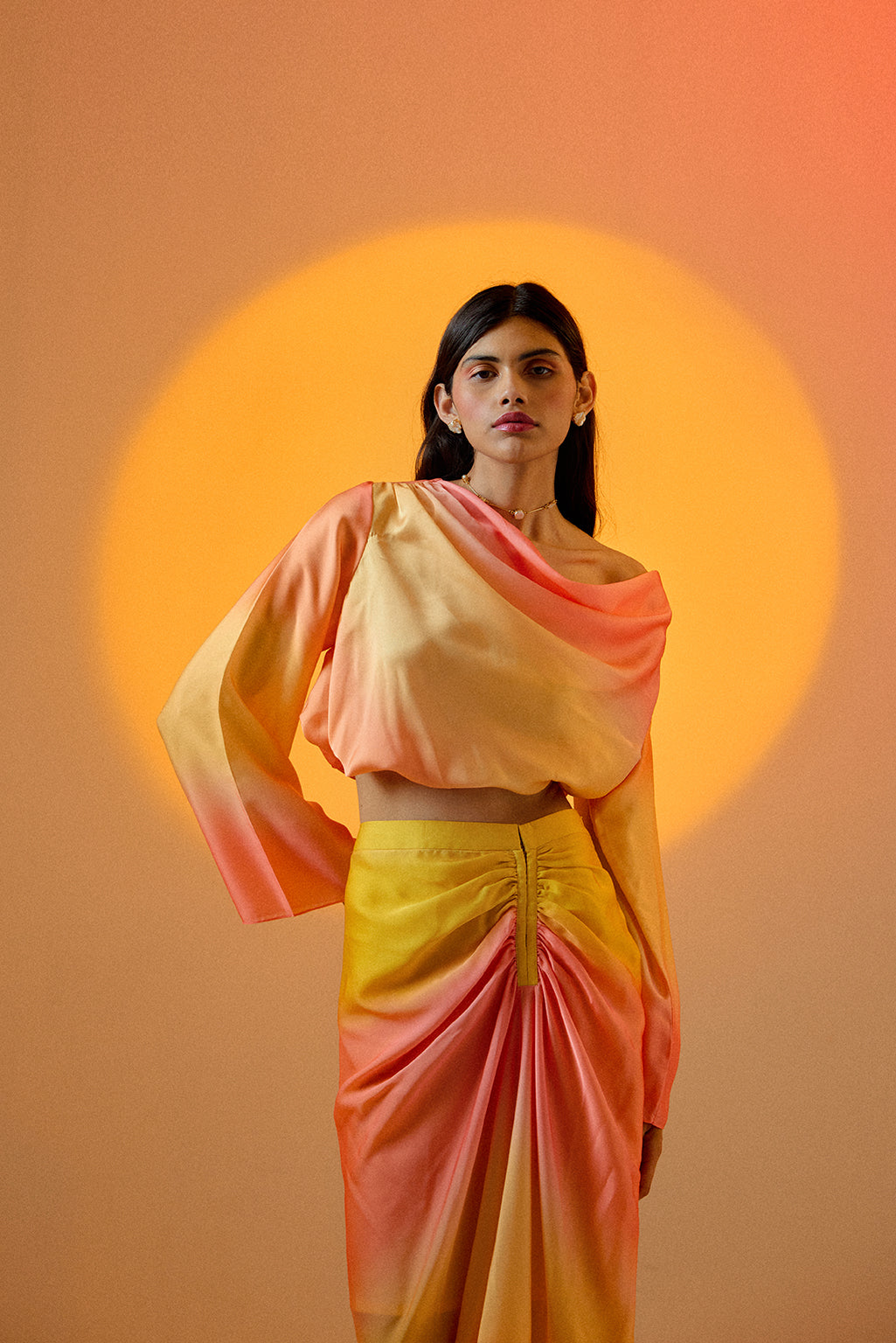 Echo Tea Rose Skirt + Top Set