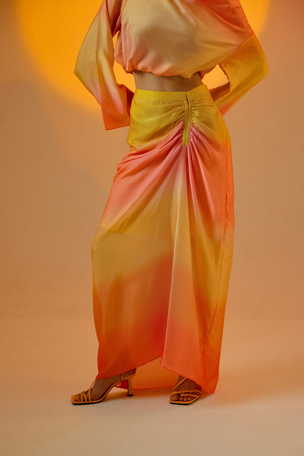 Echo Tea Rose Skirt + Top Set