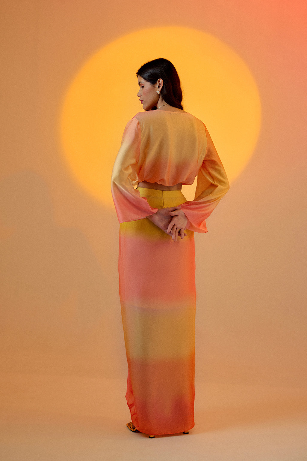 Echo Tea Rose Skirt + Top Set