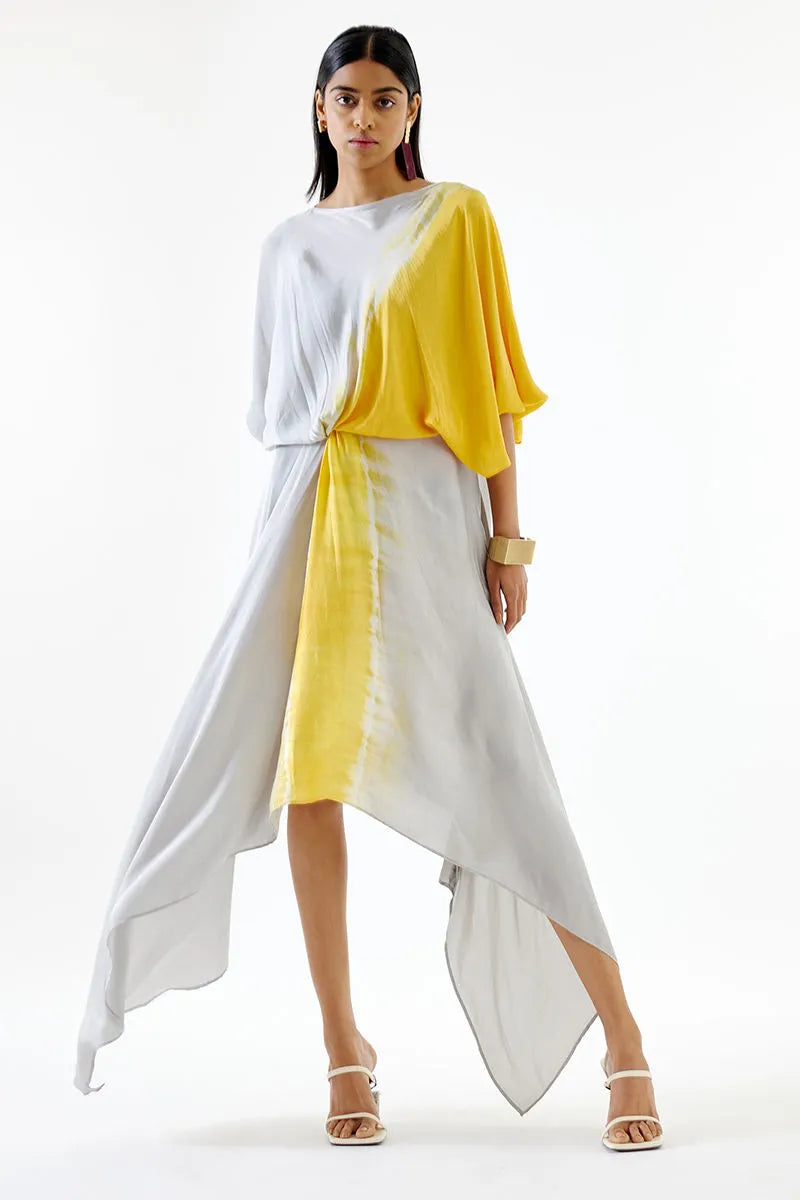 Echo Draped Ray Dress