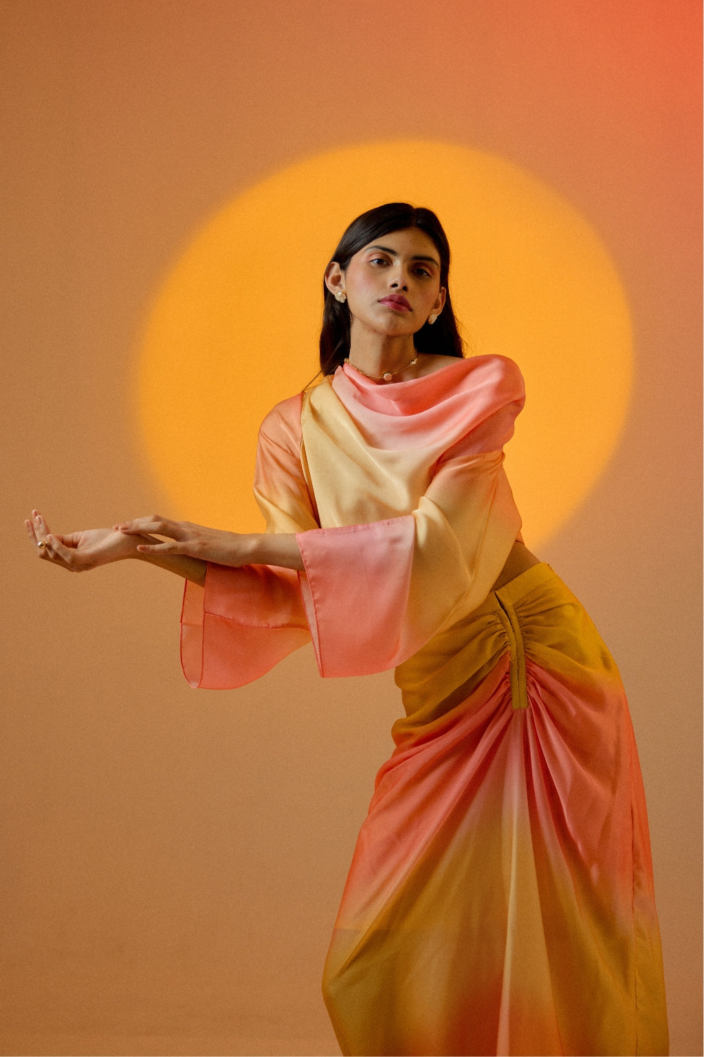 Echo Tea Rose Skirt + Top Set