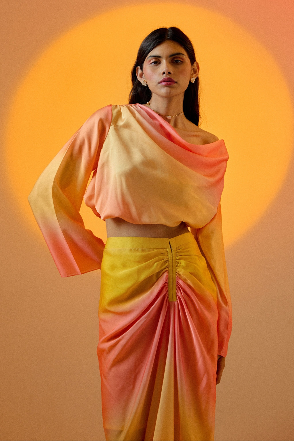 Echo Tea Rose Skirt + Top Set