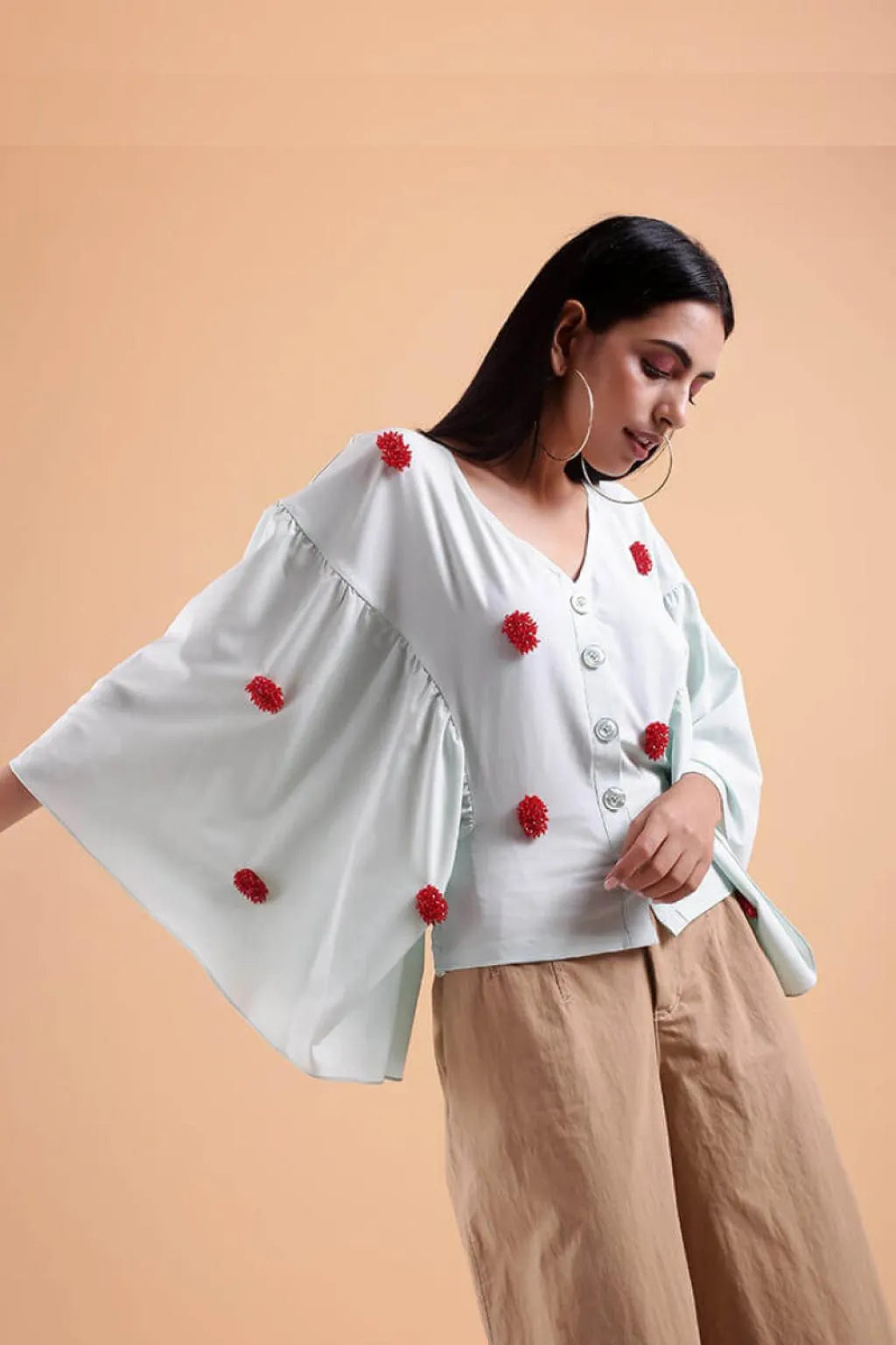 Beaded Cluster Shirt