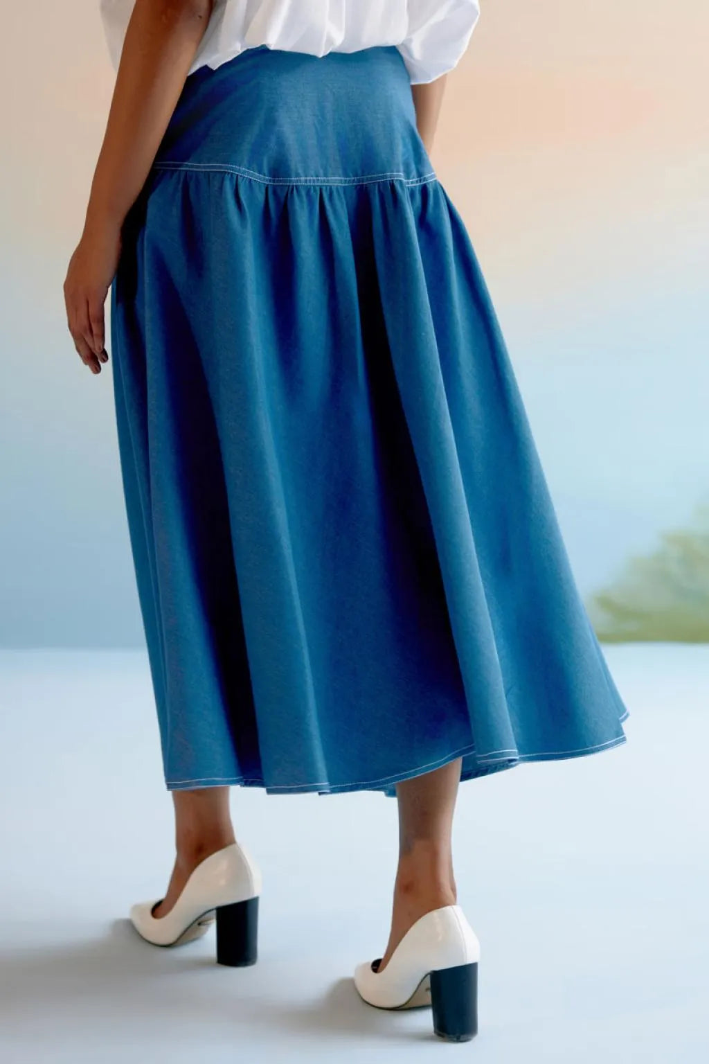 Echo Denim Skirt