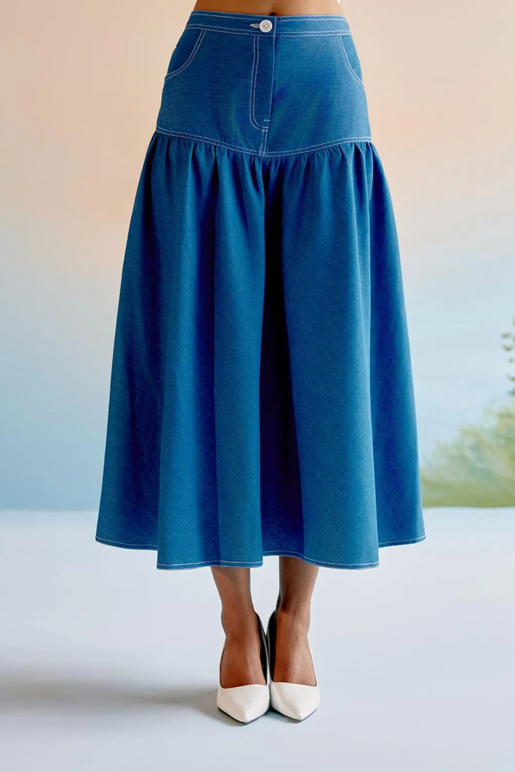Echo Denim Skirt