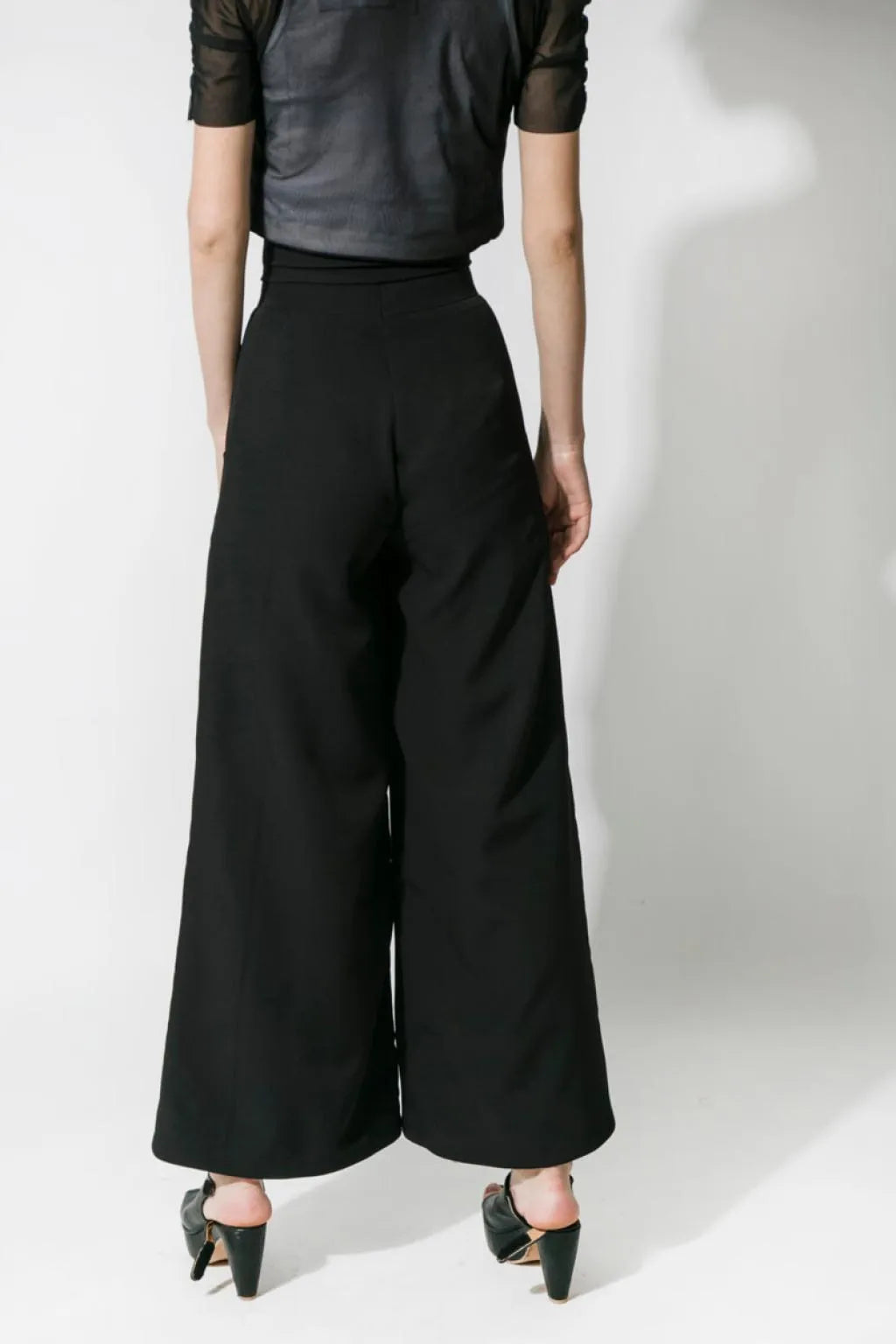 Pant With White Stripes