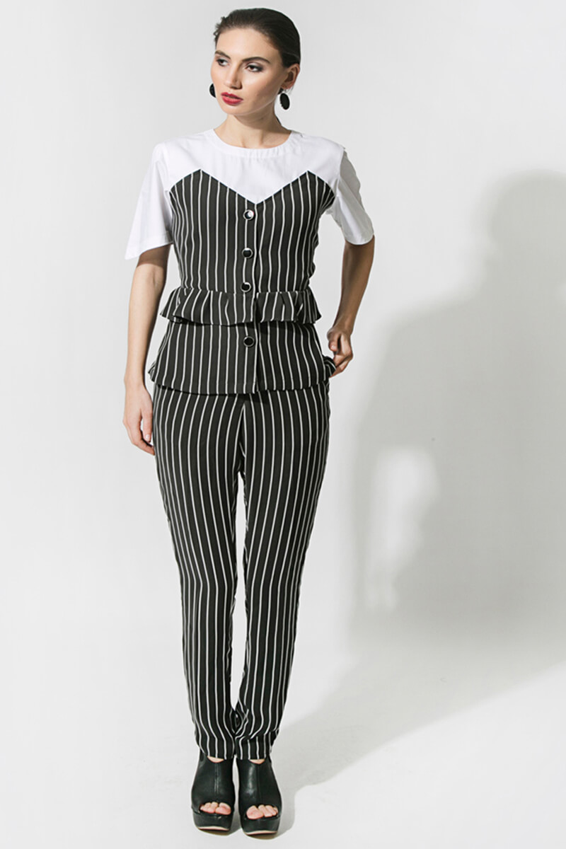 Stripe Blazer Style Top – Online Shopping For Woman